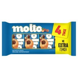 MOLTO | Κρουασάν Πραλίνα Φουντουκιού 4x98g