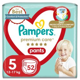 PAMPERS | Πάνες Βρακάκι Μωρού Premium Care Pants Νο5 52 Τεμάχια