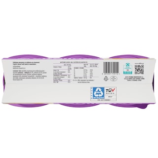 VITALINE | Επιδόρπιο Γιαουρτιού Ροδάκινο 3x180g