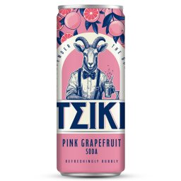 TSIKI | Pink Grapefruit Soda Κουτί 330ml