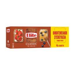 ELITE | Φρυγανιές Σίκαλης 4x90g