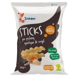 3Α | Sticks Φακής Τρούφα και Τυρί Vegan 85g
