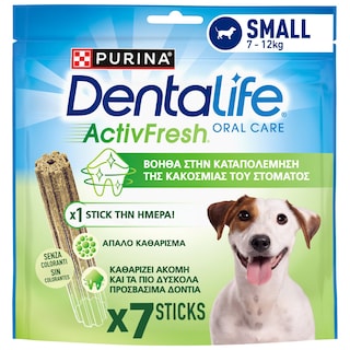PURINA ONE | Συμπληρωματική Τροφή Dentalife ActivFresh Μικρόσωμοι Σκύλοι 115g
