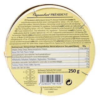 PRESIDENT | CAMEMBERT  250GR