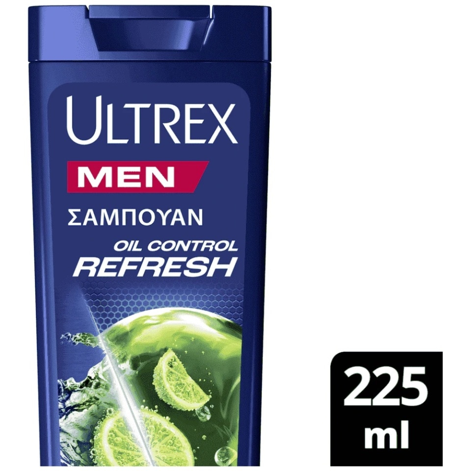 ULTREX Σαμπουάν Oil Control Refresh Λιπαρά Μαλλιά 225ml