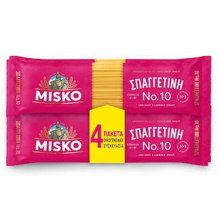 MISKO | Σπαγγετίνι Νο10 4x500g