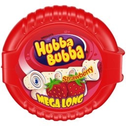 HUBBA BUBBA | Τσίχλες Mega Long Φράουλα 56g