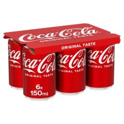 COCA COLA | Αναψυκτικό Cola Κουτί 6 X 150ml