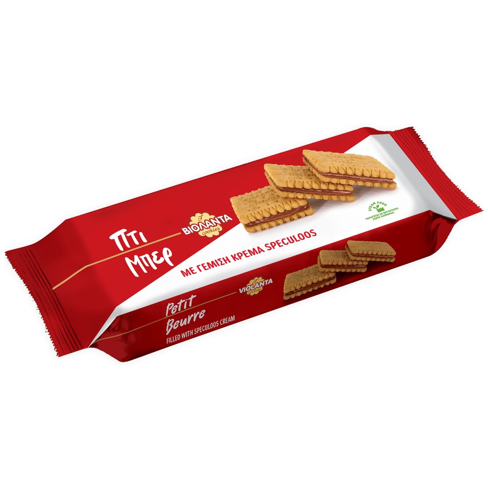Μπισκότα Πτι Μπερ Γεμιστά Speculoos 215g