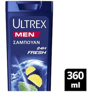 ULTREX | Σαμπουάν 24h Fresh 360ml
