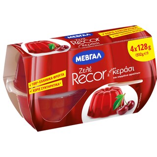 Ζελέ Recor Κεράσι 4x128g