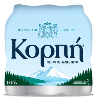 ΚΟΡΠΗ | Νερό Φυσικό Μεταλλικό 6x500ml