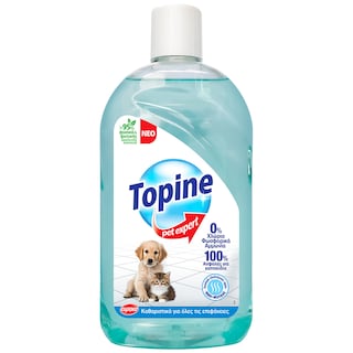 TOPINE | Υγρό Καθαρισμού Pet Expert 1lt