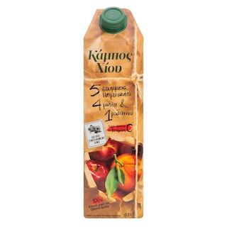 ΚΑΜΠΟΣ ΧΙΟΥ | FRESH JUICE ORANGE APPLE PEACH 1LT