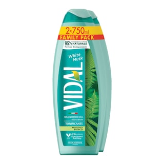 VIDAL | Αφρόλουτρο White Musk 2x750ml