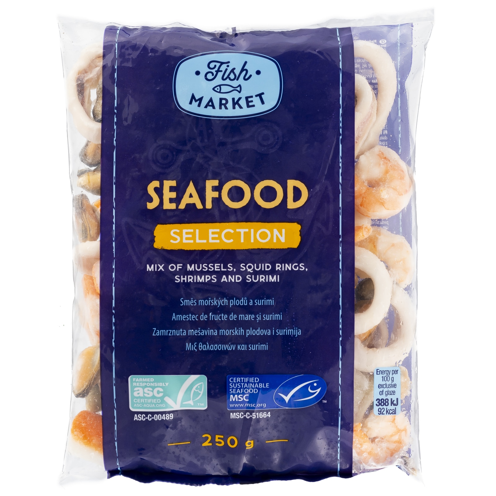 FISH MARKET Μιξ Θαλασσινών και Surimi Κατεψυγμένα 250g