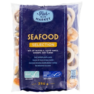 FISH MARKET | Μιξ Θαλασσινών και Surimi Κατεψυγμένα 250g