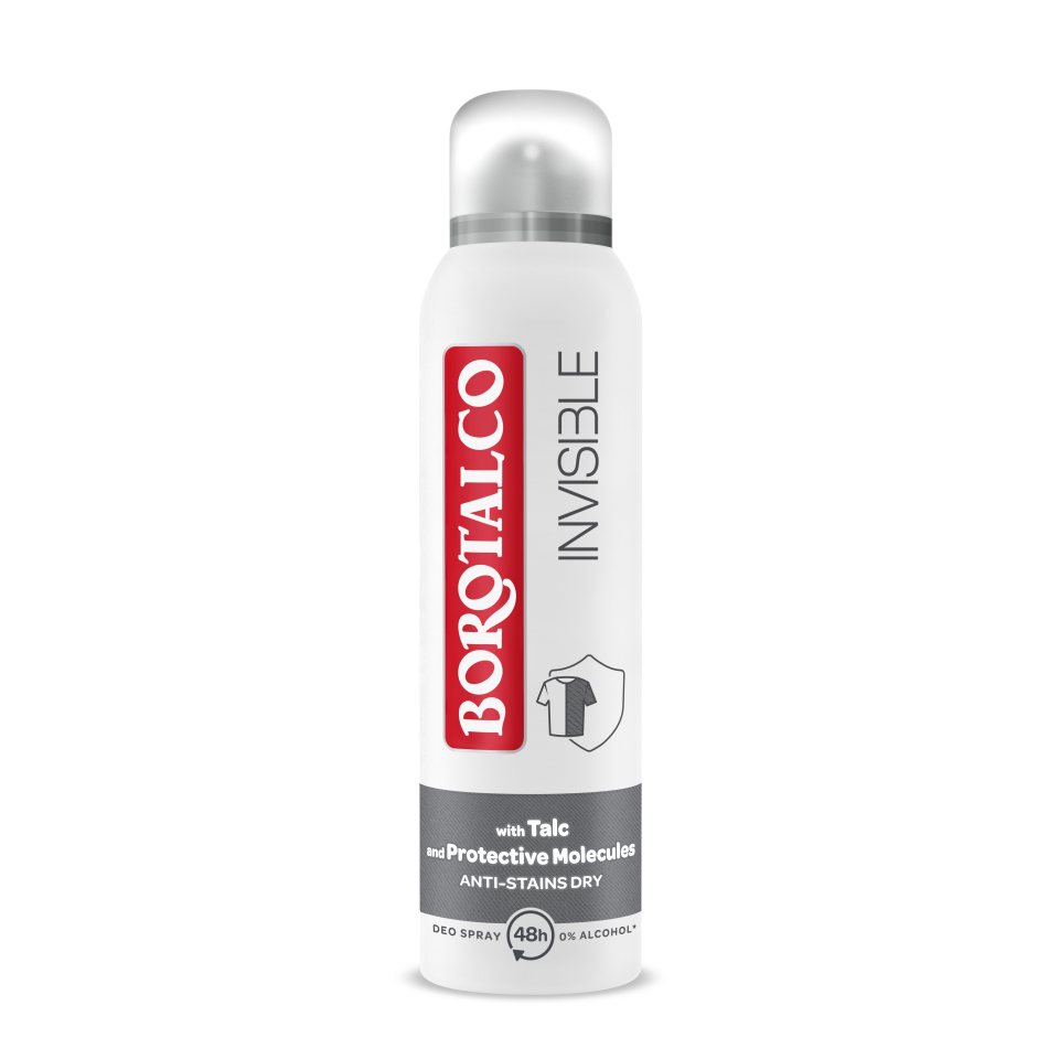 BOROTALCO Αποσμητικό Spray Invisible 150ml