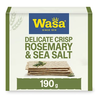WASA | Φρυγανιές Delicate Crisp Δενδρολίβανο & Αλάτι 190gr