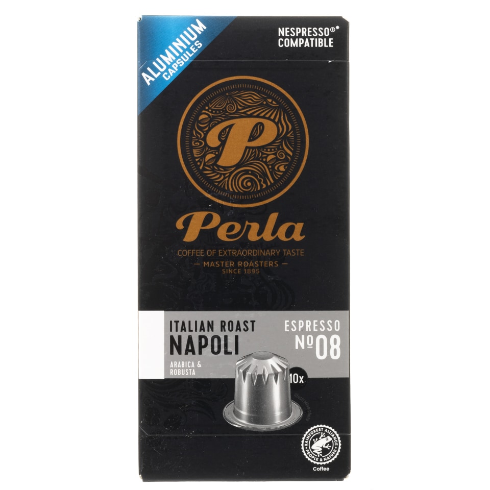 PERLA BEVERAGES Κάψουλες Καφέ Perla Napoli 10x5g