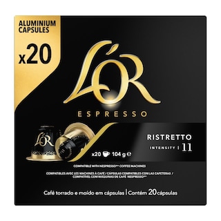 LOR | Coffee Capsules Espresso Ristretto 20x5.2g