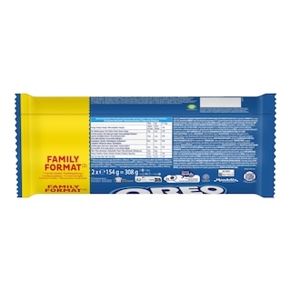 OREO | Μπισκότα Γεμιστά Βανίλια 2x154g