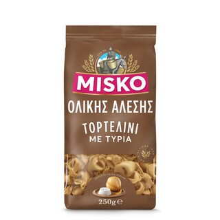 MISKO | Τορτελίνι Ολικής Άλεσης με Τυριά 250g