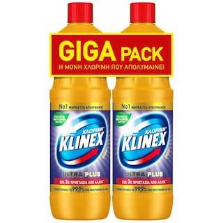 KLINEX | Χλωρίνη Ultra Plus Gold 2x1200ml