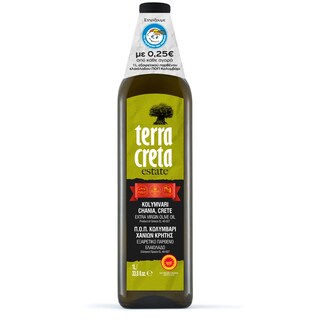 TERRA CRETA | Ελαιόλαδο Έξτρα Παρθένο Π.Ο.Π. Κολυμβάρι 1 Lt