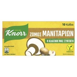 KNORR | Κύβοι Ζωμού Μανιταριών 100gr