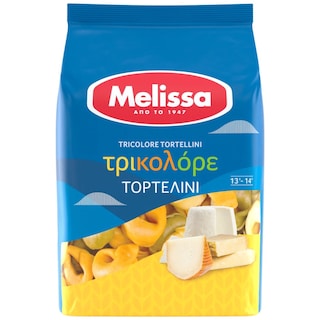 ΜΕΛΙΣΣΑ | Τορτελίνι Τρικολόρε Γέμιση Τυριών 250g