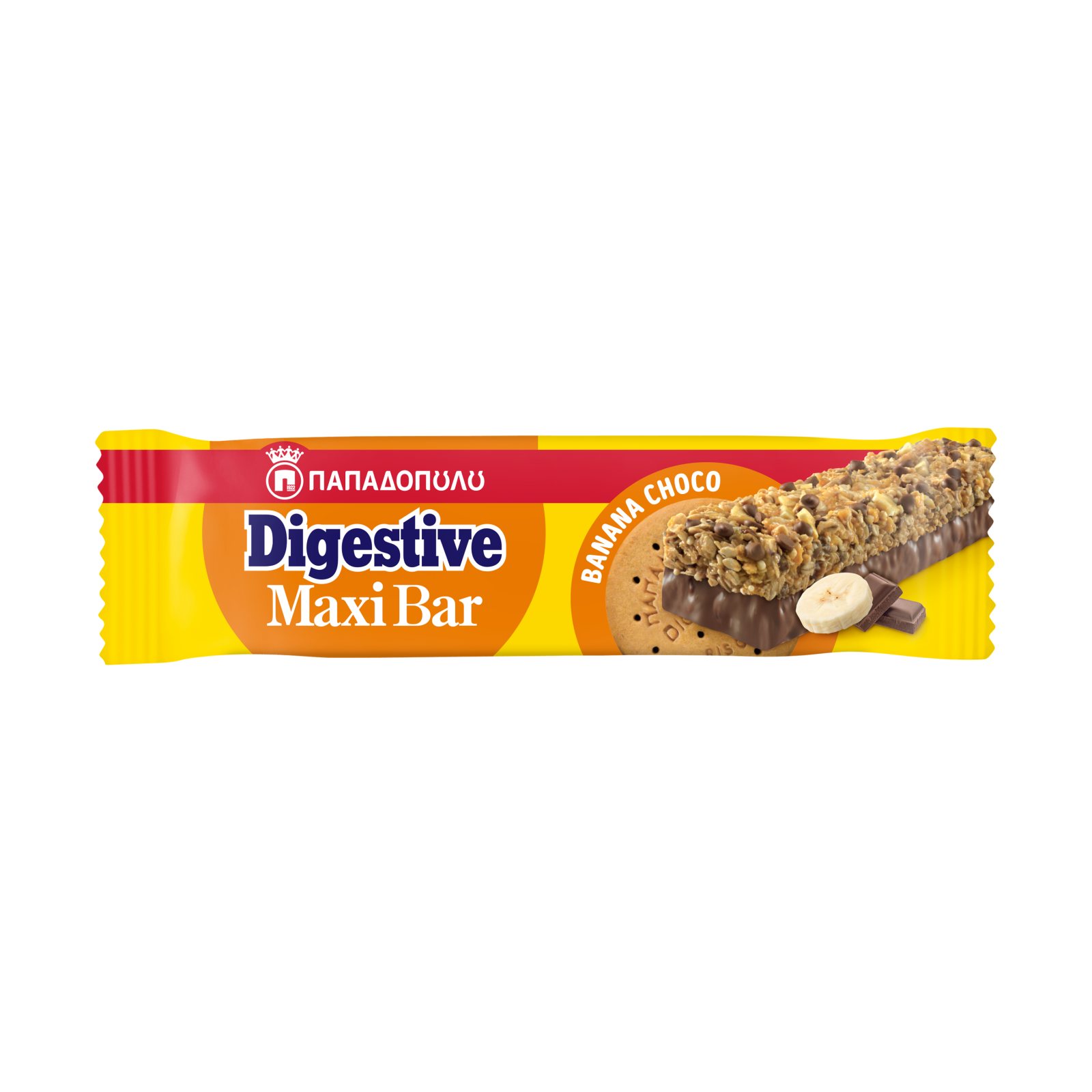 Μπάρα Δημητριακών Digestive Maxi Μπανάνα 50g