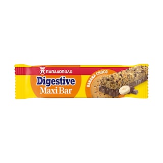 ΠΑΠΑΔΟΠΟΥΛΟΥ | Μπάρα Δημητριακών Digestive Maxi Μπανάνα 50g