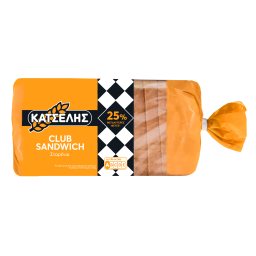 ΚΑΤΣΕΛΗΣ | Ψωμί Club Sandwich Σταρένιο 500g