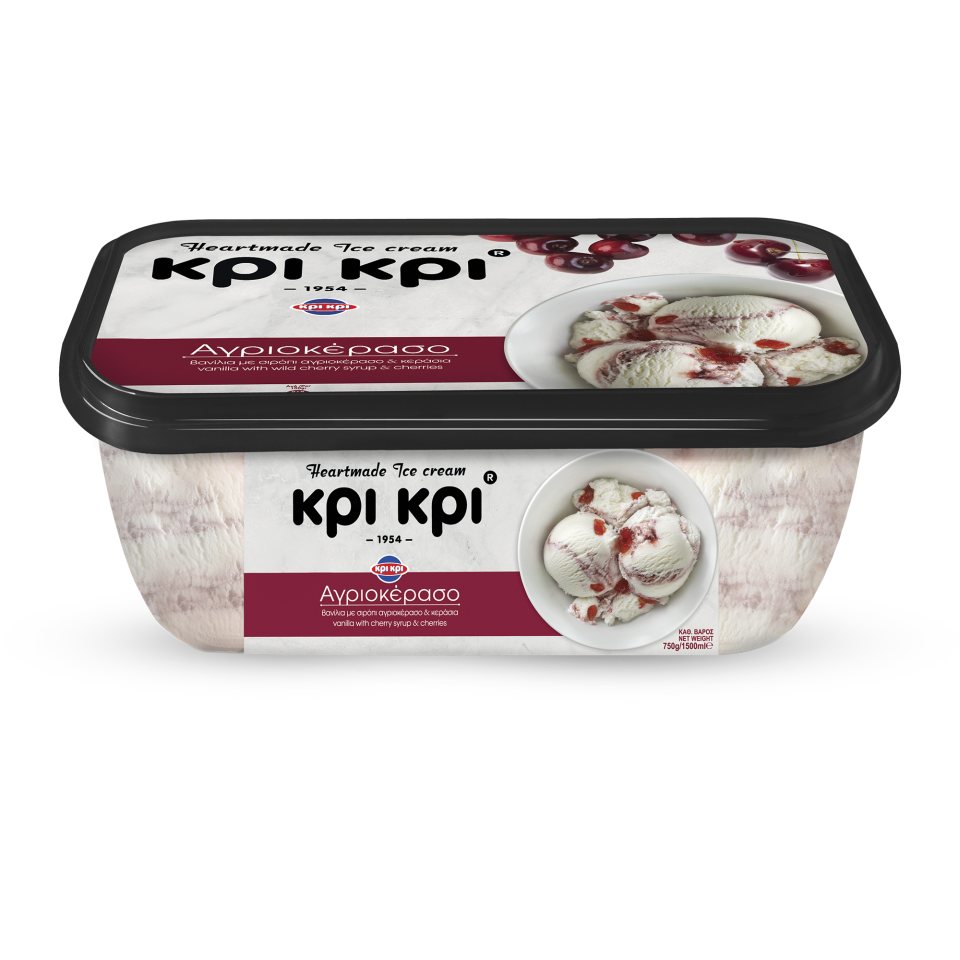 ΚΡΙ ΚΡΙ Παγωτό Heartmade Αγριοκέρασο 750g