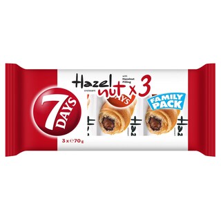 7DAYS | Κρουασάν Πραλίνα 3x70g