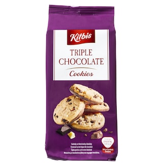 KITBIS | Μπισκότα Cookies Τριπλή Σοκολάτα 200gr