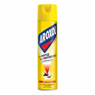 AROXOL | Εντομοκτόνο Spray Μύγες & Κουνούπια 300ml