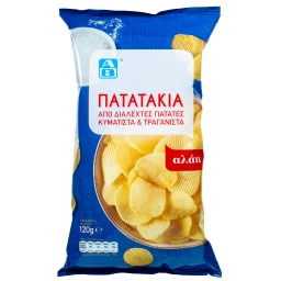ΑΒ | Τσιπς Αλάτι Κυματιστά 120g