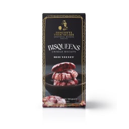 BISQUEENS | Μπισκότα Brownie Red Velvet 180g