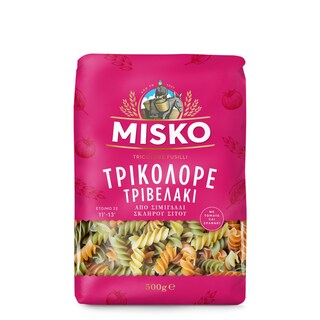 MISKO | Μακαρόνι Τριβελάκι Τρικολόρε 500g