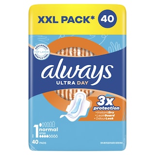 ALWAYS | Σερβιέτες Ultra Normal Plus 40 Τεμάχια