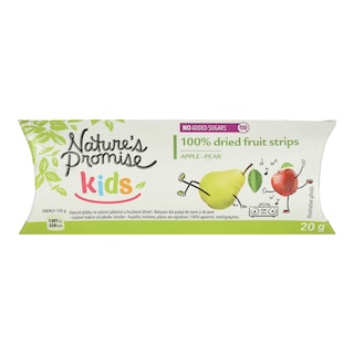 NATURE'S PROMISE | Αποξηραμένα Φρούτα Λωρίδες Μήλο Αχλάδι 20g