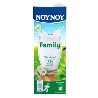 ΝΟΥΝΟΥ | FAMILY | Αγελαδινό Γάλα Υψηλής Θερμικής Επεξεργασίας Ελαφρύ 1,5lt