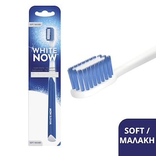AIM | WHITE NOW | Οδοντόβουρτσα White Now Shiny Μαλακή 1 Τεμάχιο