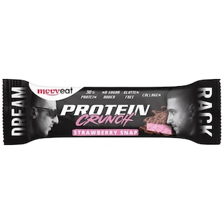MOOVEAT | Μπάρα Πρωτεϊνης 30% Crunch Strawberry Snap 65g