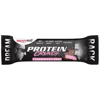 MOOVEAT | Μπάρα Πρωτεϊνης 30% Crunch Strawberry Snap 65g