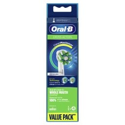 ORAL B | Ανταλλακτικές Κεφαλές Cross Action 4 Τεμάχια