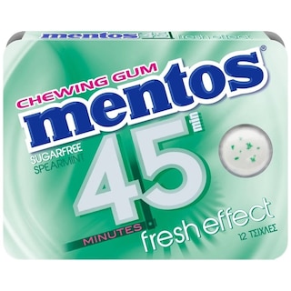 MENTOS | 45 MINUTES | Τσίχλες 45 Minutes Δυόσμος 18g