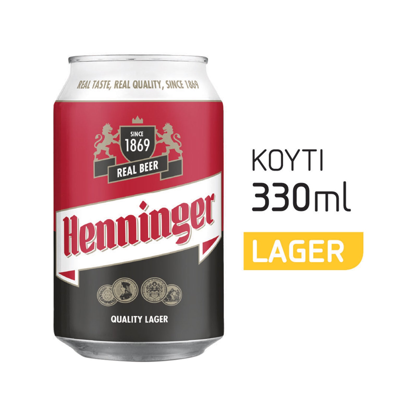HENNINGER Μπύρα Lager Κουτί 330ml